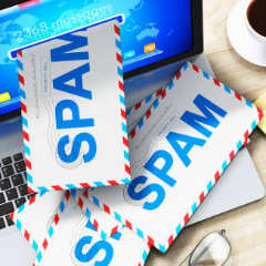 Image of spam email